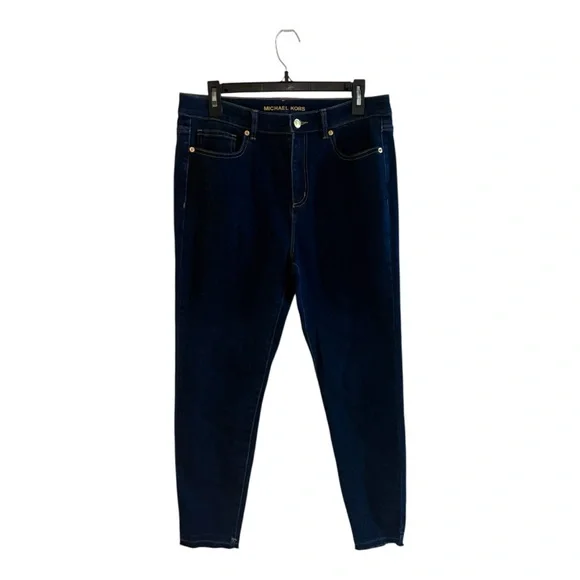 Michael Kors Women's Navy Skinny Jeans - Picture 1 of 14